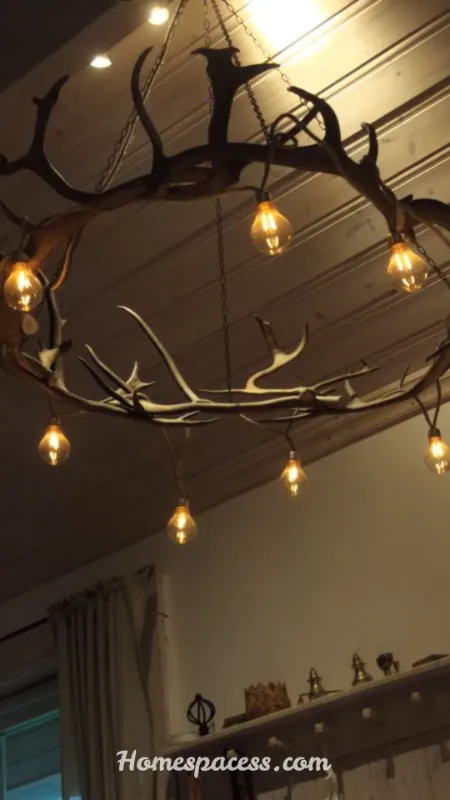 Western Bedroom Ideas: 12 Stunning Ways to Create a Rustic Retreat 7 Antler Chandelier or Iron Pendant Lighting: Dramatic Western Ambiance