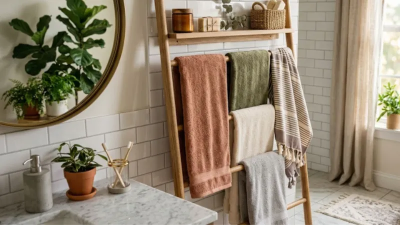 Bathroom Towel Hanging Ideas to Transform Your Space 2 Bathroom Towel Hanging Ideas