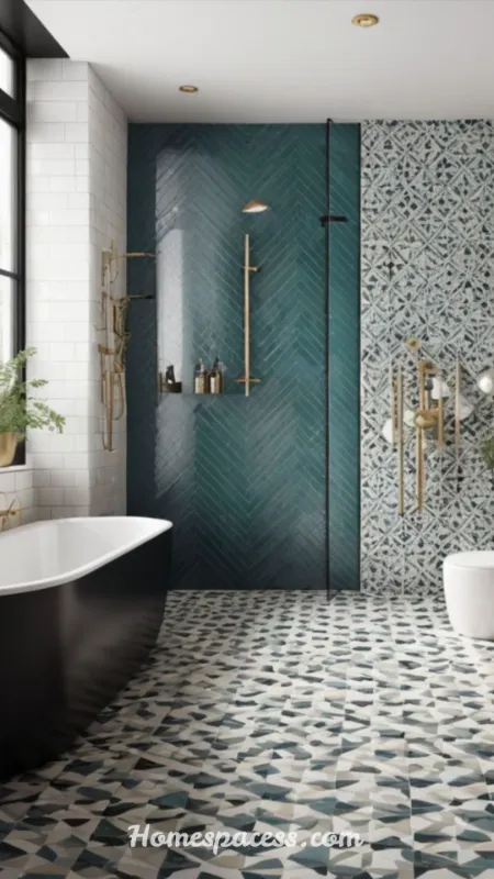 Bathroom Tile Ideas That Transform Any Space (2026 Guide) 5 Bold Geometric Patterns