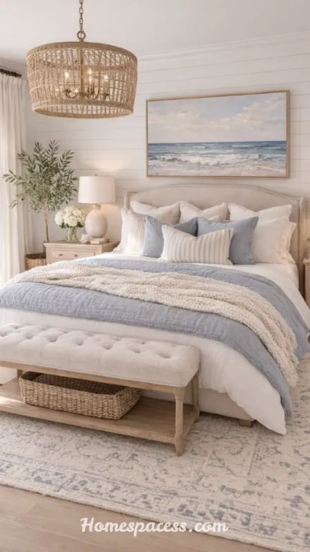 Beach Bedroom Ideas That Actually Feel Like the Coast 5 Bring in Natural Light with Sheer, Breezy Window Treatments