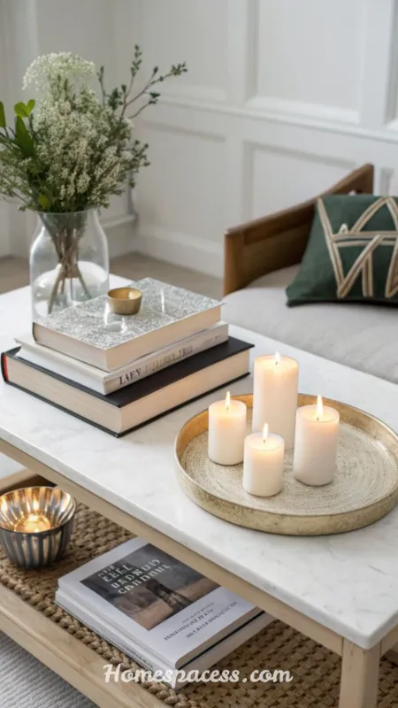 Coffee Table Decor Ideas That Instantly Upgrade Your Living Room Style in 2026 15 Coordinate Colors With the Rest of the Room