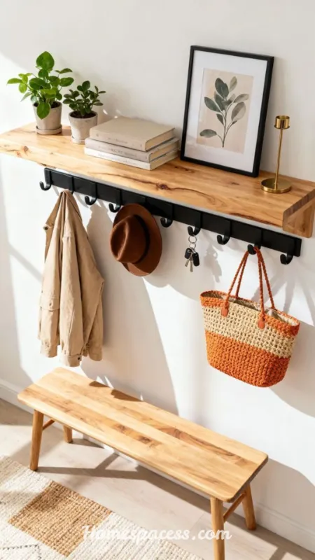 Bathroom Towel Hanging Ideas to Transform Your Space 10 Floating Shelves with Hooks