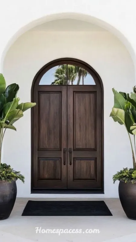 Front Door Entryway Ideas: Stunning Ways to Create a Welcoming Home Entrance 5 Frame Your Entryway with Architectural Planters