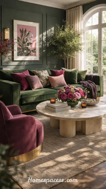 Colorful Living Room Ideas That Instantly Transform a Boring Space Into a Stunning One 4 Layer Colorful Textiles for Depth and Warmth