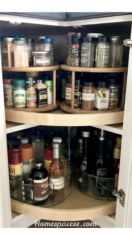 Pantry Organization Ideas to Maximize Space and Keep Everything Neat 8 Lazy Susans (Turntables): Eliminate the 'Back of Shelf' Problem Forever