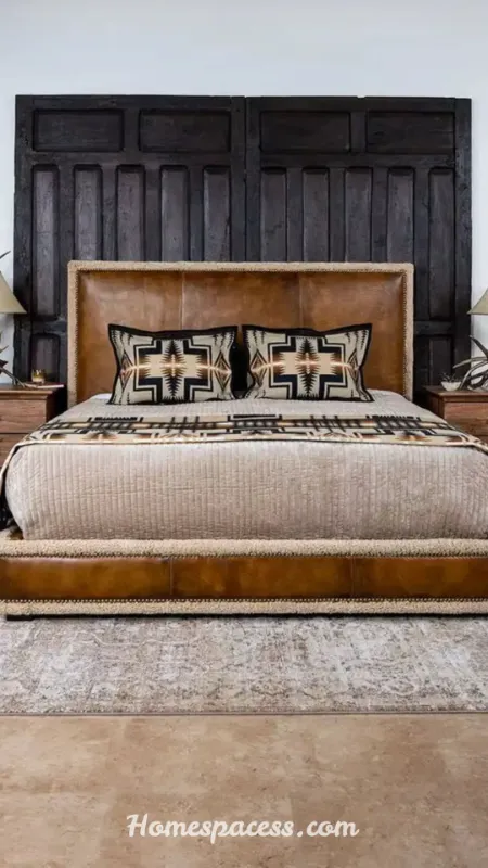 Western Bedroom Ideas: 12 Stunning Ways to Create a Rustic Retreat 5 Leather Accents and Upholstery: Timeless Western Luxury