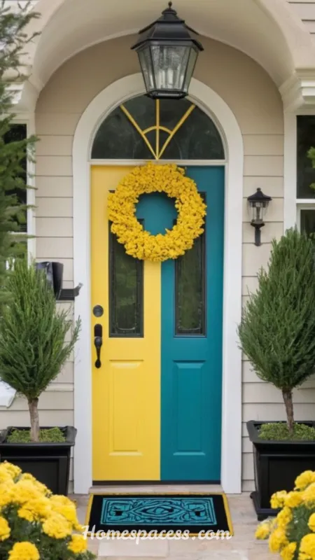 Front Door Entryway Ideas: Stunning Ways to Create a Welcoming Home Entrance 3 Make a Statement with a Bold Front Door Color