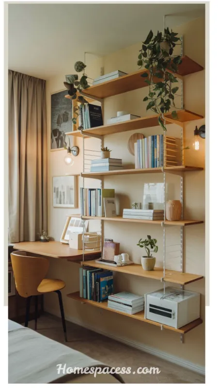 Bedroom Bookshelf Ideas | Smart, Stylish & Space-Saving Ideas to Transform Your Bedroom 10 Modular Bookshelf System: The Flexible Future of Bedroom Storage