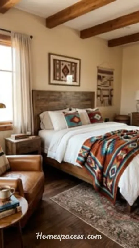 Western Bedroom Ideas: 12 Stunning Ways to Create a Rustic Retreat 6 Navajo-Inspired Textiles and Blankets: Southwestern Soul