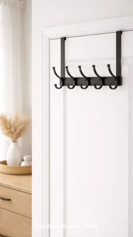 Bathroom Towel Hanging Ideas to Transform Your Space 5 Over-Door Towel Hooks