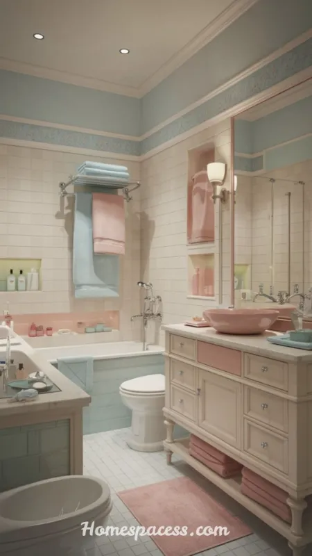 Colorful Bathroom Ideas to Transform Your Space with Style in 2026 9 Pastel Bathroom Colors for a Soft, Airy, and Timeless Feel