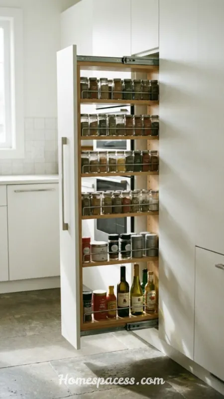 Best Spice Racks Ideas to Transform Your Kitchen Storage 6 Pull-Out Cabinet Spice Systems
