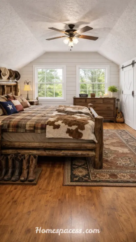 Western Bedroom Ideas: 12 Stunning Ways to Create a Rustic Retreat 13 Saddle and Western Tack Accents: Authentic Ranch Bedroom Details