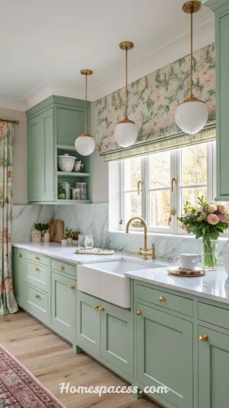 Colorful Kitchen Ideas: Bold Ways to Brighten Your Cooking Space 11 Sage Green Kitchen: The Color That Works Everywhere