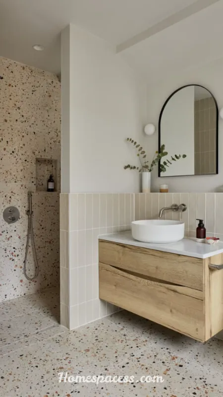 Bathroom Tile Ideas That Transform Any Space (2026 Guide) 4 Terrazzo Tile Flooring