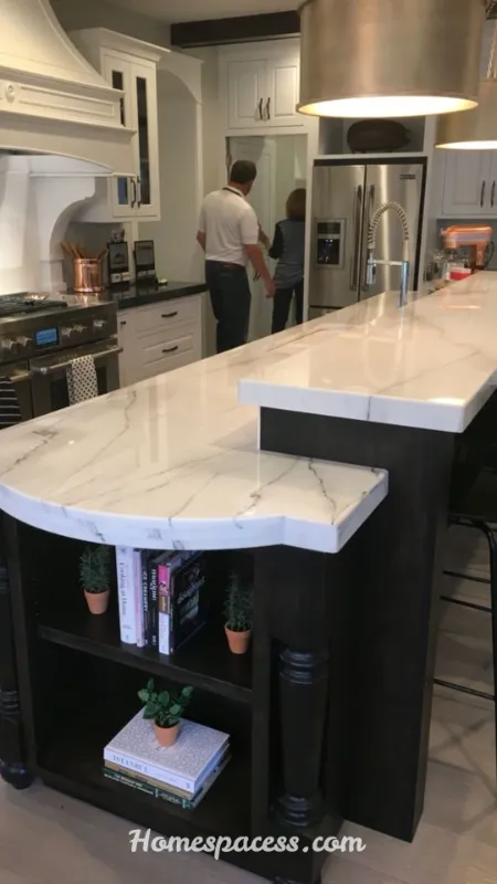 Island Kitchen Ideas: 13 Stunning Designs That Transform Your Kitchen in 2026 4 The Double-Tier Island: Function Stacked on Function
