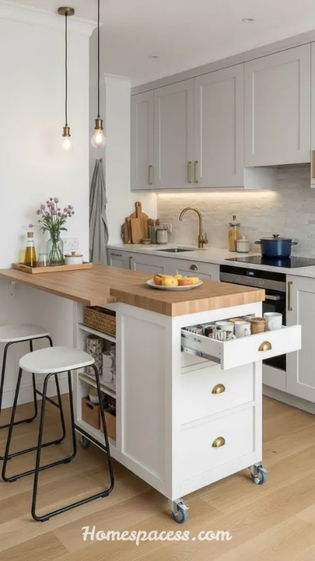 Island Kitchen Ideas: 13 Stunning Designs That Transform Your Kitchen in 2026 8 The Minimalist Floating Island: Small Kitchens' Secret Weapon