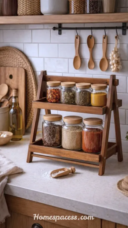 Best Spice Racks Ideas to Transform Your Kitchen Storage 7 Tiered Countertop Spice Rack Stands
