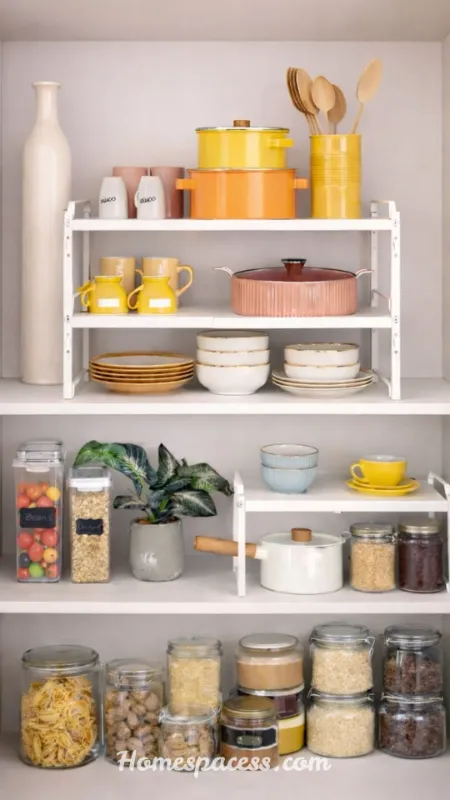 Pantry Organization Ideas to Maximize Space and Keep Everything Neat 6 Tiered Shelf Risers: Double Your Visibility Instantly