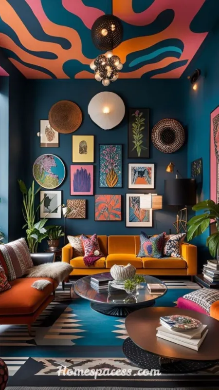Colorful Living Room Ideas That Instantly Transform a Boring Space Into a Stunning One 8 Try Color Blocking for a Modern, Graphic Effect