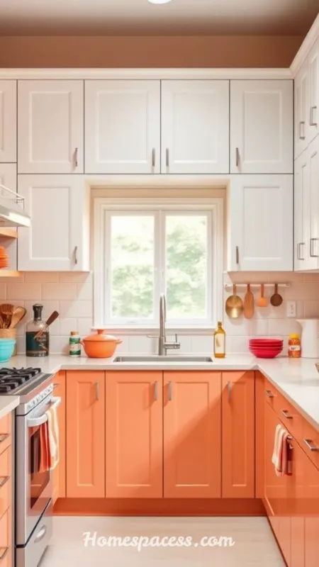 Colorful Kitchen Ideas: Bold Ways to Brighten Your Cooking Space 6 Two-Tone Kitchen Cabinets: Color Blocking Done Right