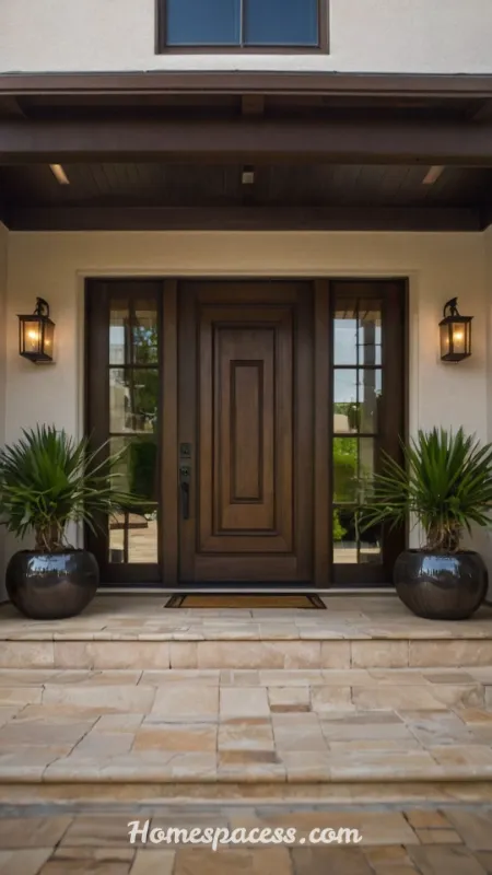Front Door Entryway Ideas: Stunning Ways to Create a Welcoming Home Entrance 9 Use Vertical Elements to Add Height and Drama