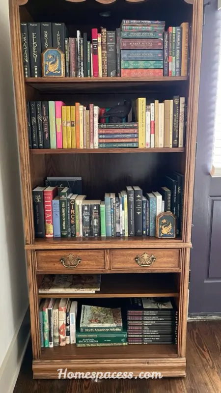 Bedroom Bookshelf Ideas | Smart, Stylish & Space-Saving Ideas to Transform Your Bedroom 12 Vintage & Repurposed Bookshelf: Character, Sustainability, and Uniqueness in One