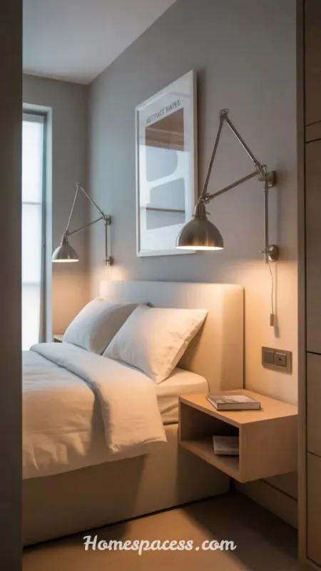 Bedroom Lamp Ideas That Transform Your Space in 2026 7 Wall-Mounted Swing Arm Lamps: The Space-Saving Bedside Upgrade