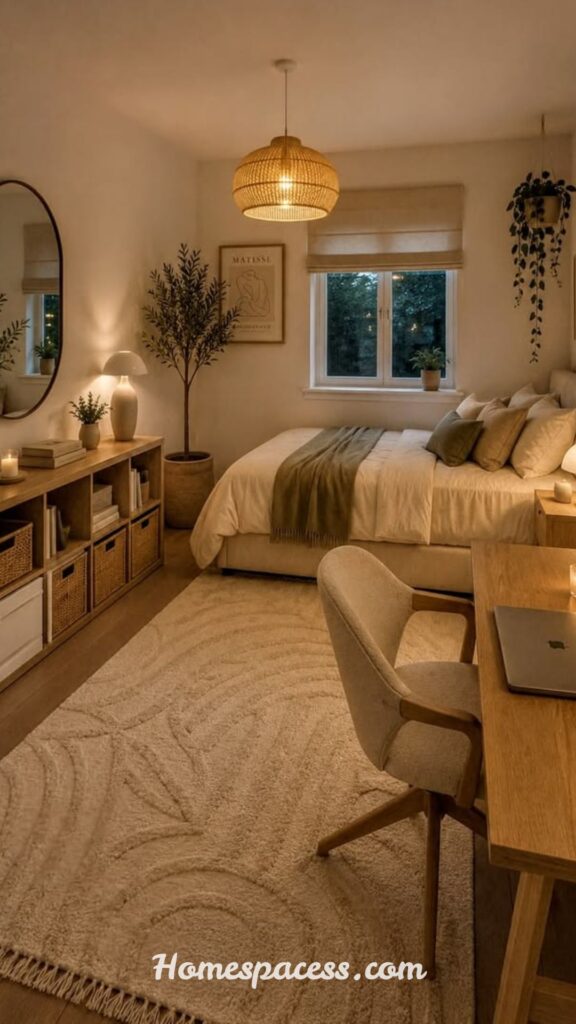 12 easy Cozy Bedroom Ideas for Creating a Relaxing and Stress-Free Sanctuary 12 Balance Cozy With Functionality