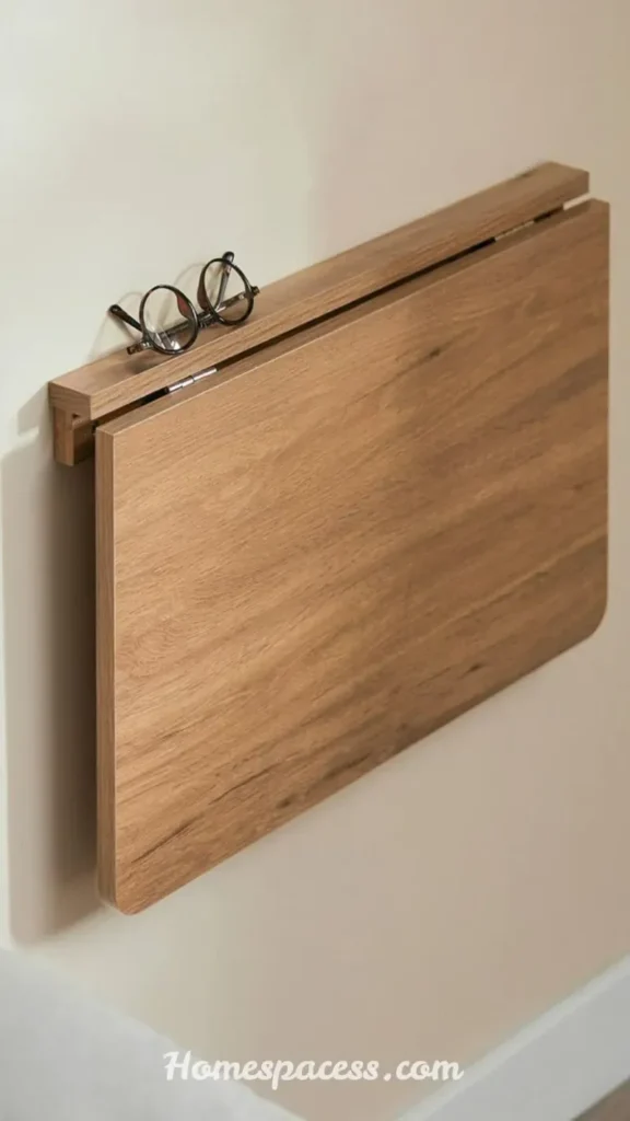 Bedside Table Ideas That Make Every Bedroom Feel More Luxurious 5 Wall-Mounted Drop-Leaf Tables