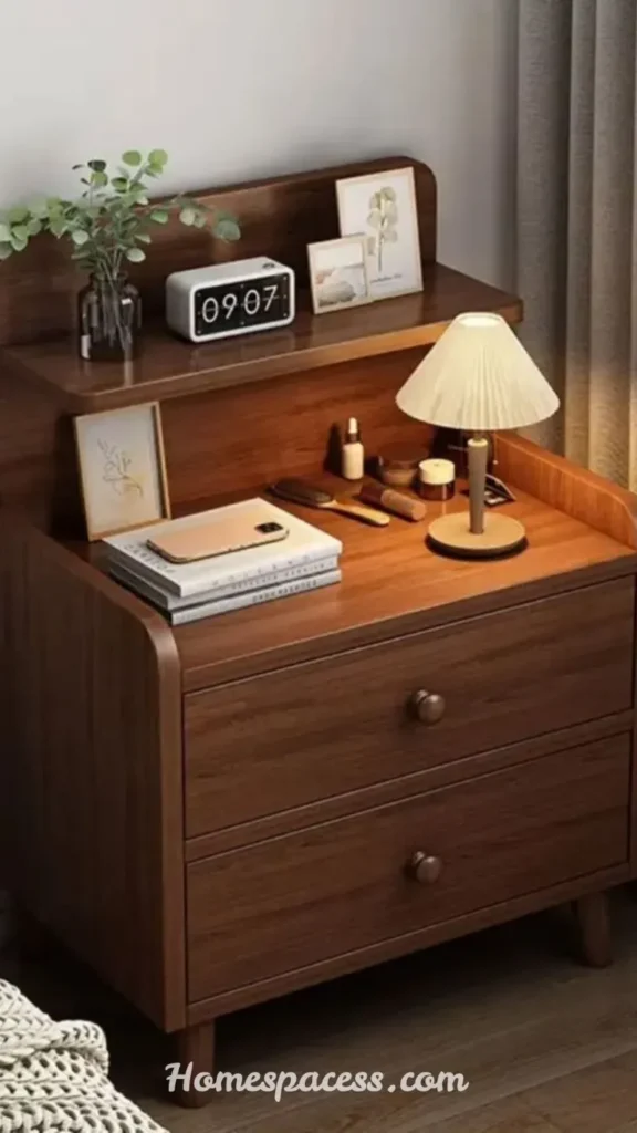 Bedside Table Ideas That Make Every Bedroom Feel More Luxurious 6 Two-Tier Storage Nightstands