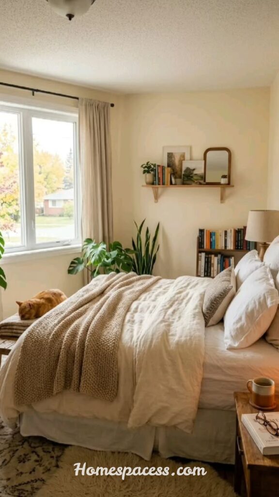 12 easy Cozy Bedroom Ideas for Creating a Relaxing and Stress-Free Sanctuary 6 Bring in Natural Elements
