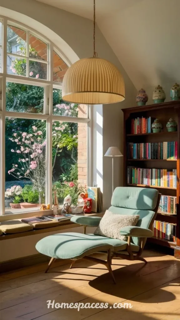 Smart Library Office Room Ideas to Design a Beautiful and Functional Reading Space 4 Cozy Reading Nook With a Statement Armchair