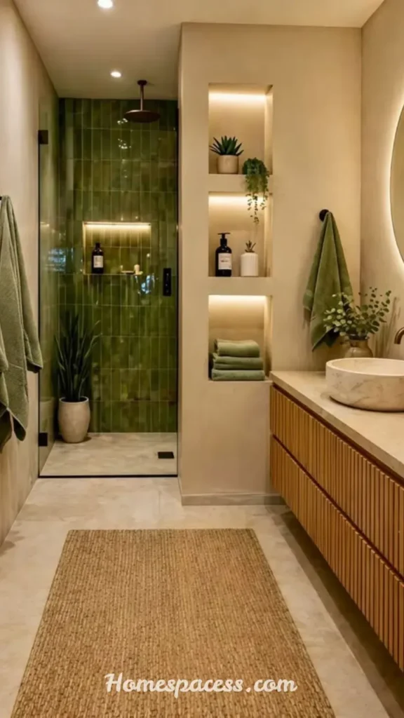 Luxury Bathroom Design Ideas You'll Want to Copy for a Stylish Home Makeover 11 Biophilic Touches: Greenery, Wood, and Natural Light