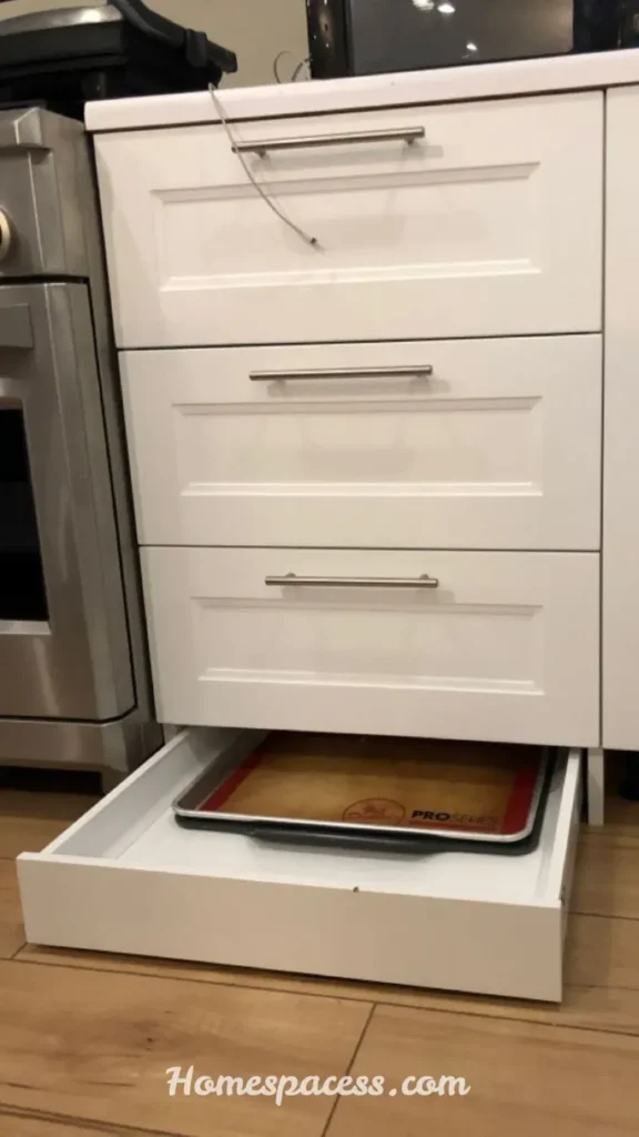 Tiny Kitchen Ideas That Add Storage, Style, and Better Organization 7 Add Under-Cabinet and Toe-Kick Storage