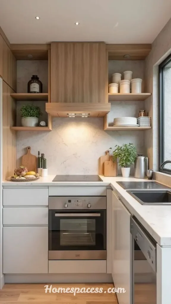 Tiny Kitchen Ideas That Add Storage, Style, and Better Organization 9 Optimize the Kitchen Triangle for a Compact Layout