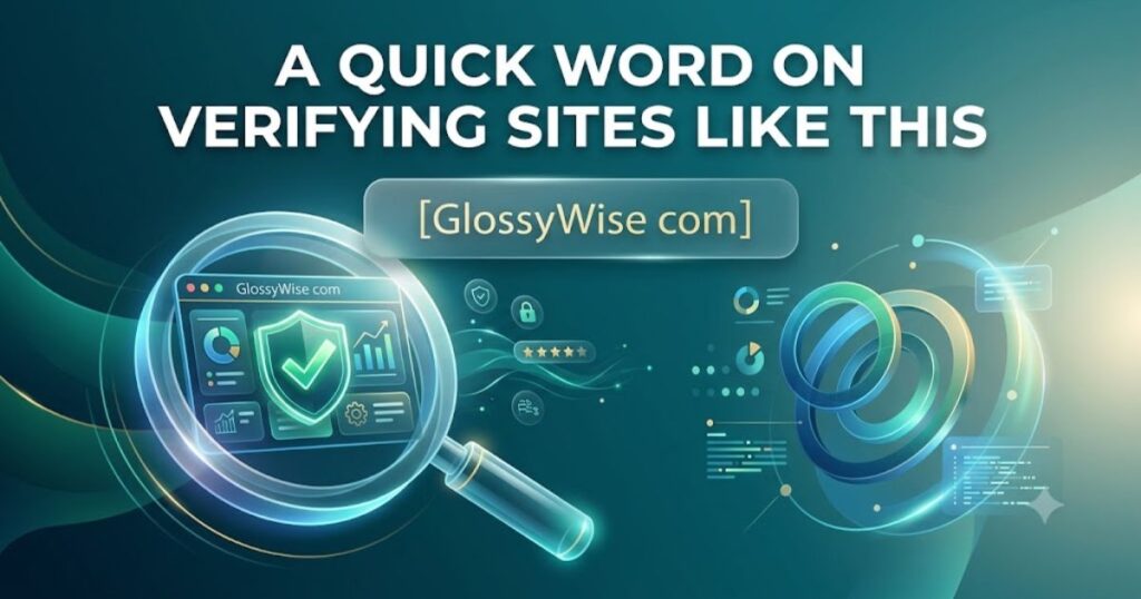 GlossyWise com: Review 2026 What It Really Is (And Who It's Actually For) 2 A Quick Word on Verifying Sites Like This