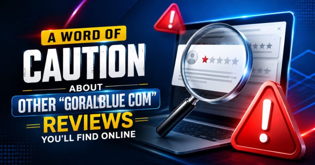 GoralBlue com Review 2026: Is This Multi-Niche Blog Worth Your Trust 3 A Word of Caution About Other "GoralBlue com Reviews" You'll Find Online