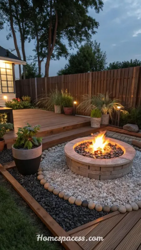 Backyard Design Ideas to Create Your Dream Outdoor Space 4 Add a Fire Pit for Year-Round Gathering