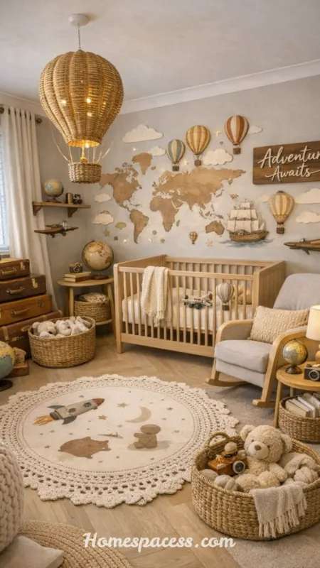 Baby Boy Nursery Room Ideas That Are Stylish, Practical, and Timeless 3 Adventure & Explorer Themed Nursery