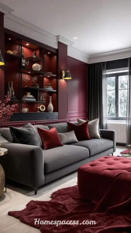 Living Room Paint Color Ideas: The Complete Guide 2026 9 Charcoal and Deep Gray for a Modern, Moody Statement