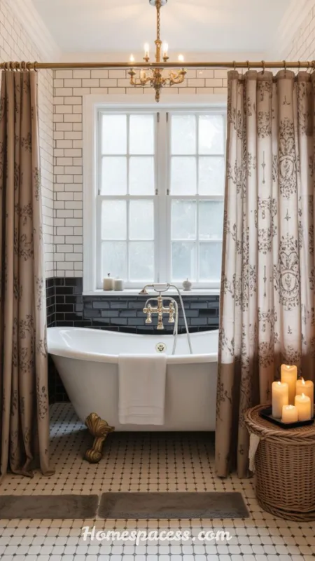 Farmhouse Bathroom Ideas: Rustic-Chic Designs for a Cozy, Timeless Retreat 4 Freestanding Clawfoot Tubs as a Statement Piece