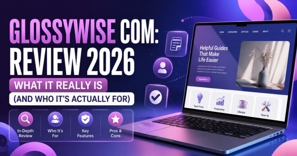 GlossyWise com: Review 2026 What It Really Is (And Who It’s Actually For) GlossyWise com