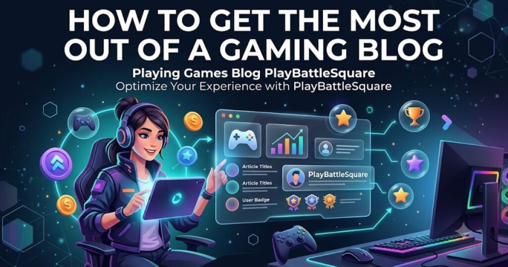 Playing Games Blog PlayBattleSquare: The Complete Guide for Gamers in 2026 3 How to Get the Most Out of a Gaming Blog
