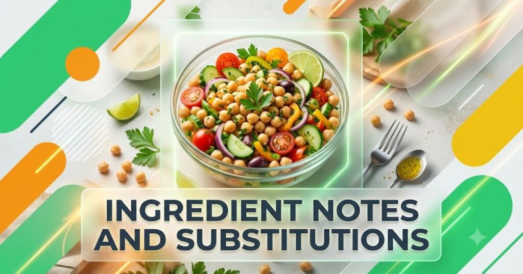 Ensalada de Garbanzos Near Me: Where to Find It and How to Make It at Home 3 Ingredient Notes and Substitutions