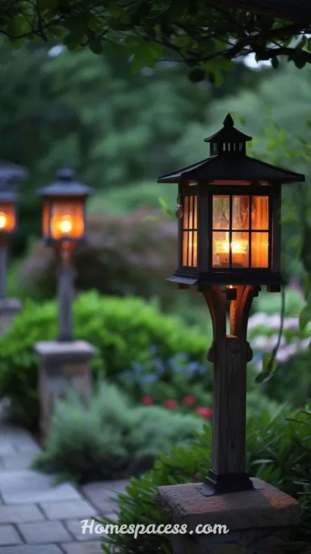 Garden Lighting Ideas: Inspired Ways to Illuminate Your Outdoor Space 8 Lantern-Style Lighting for Classic Charm