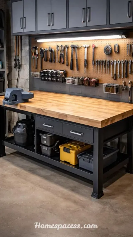 Workshop Design Ideas to Build a Smarter, Safer, and More Efficient Space 5 Mobile and Modular Workbenches