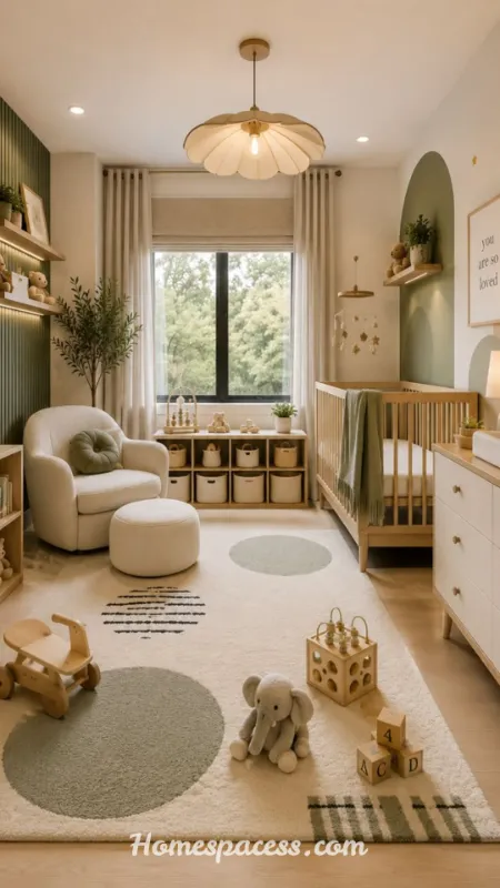Baby Boy Nursery Room Ideas That Are Stylish, Practical, and Timeless 9 Neutral Modern Nursery with Boy Accents