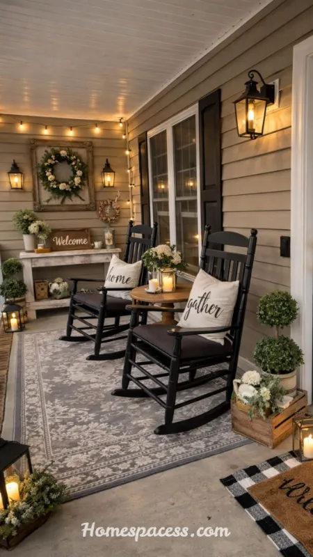 Front Door Decor Ideas to Instantly Boost Your Curb Appeal 9 Porch Furniture and Seating Nooks