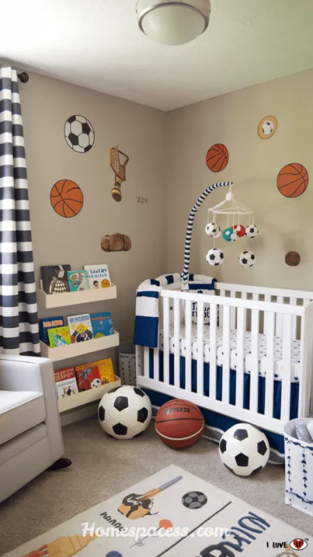 Baby Boy Nursery Room Ideas That Are Stylish, Practical, and Timeless 7 Sports-Themed Nursery for Little Champions
